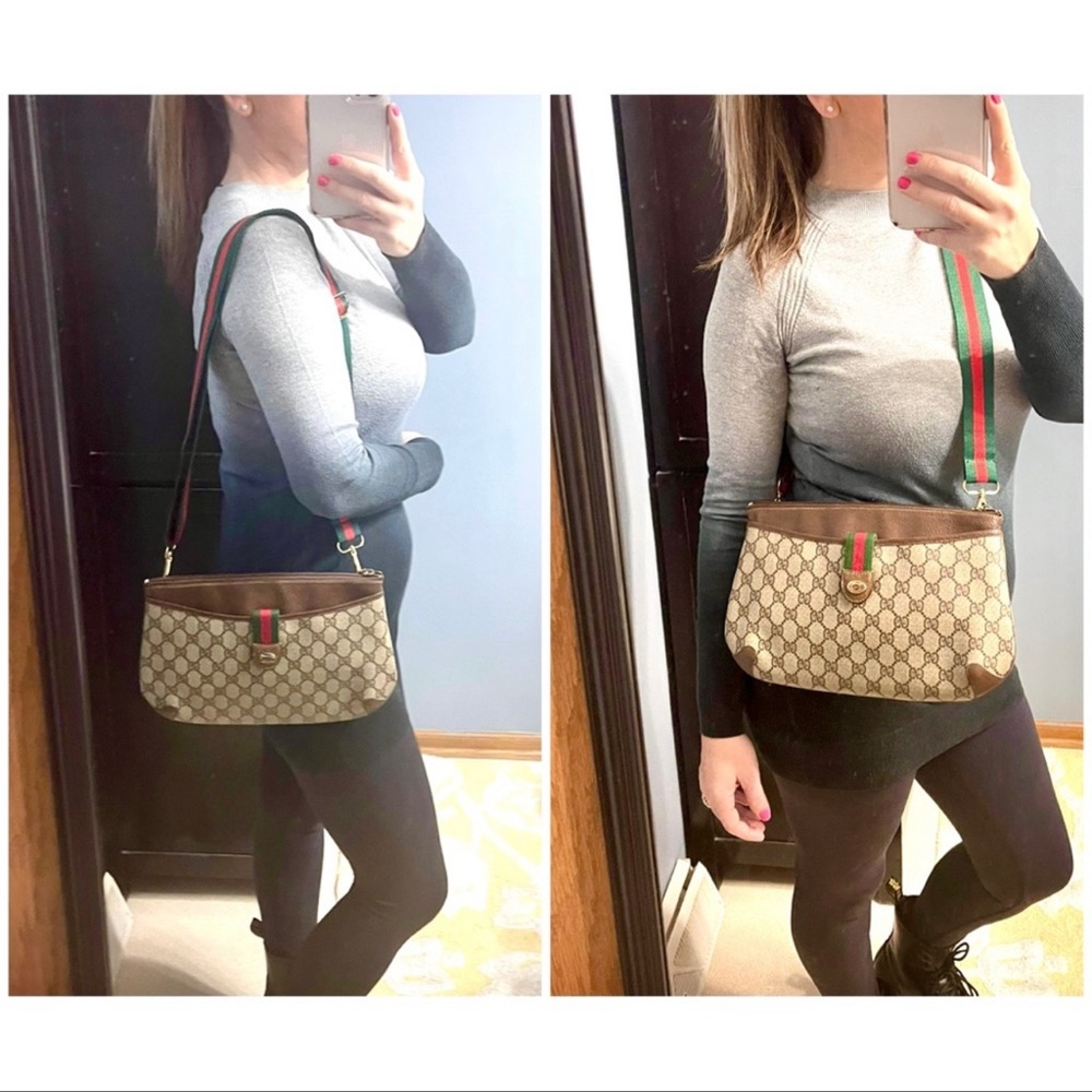 SOLD❌Authentic Gucci Monogram shoulder bag - Picture 12 of 15